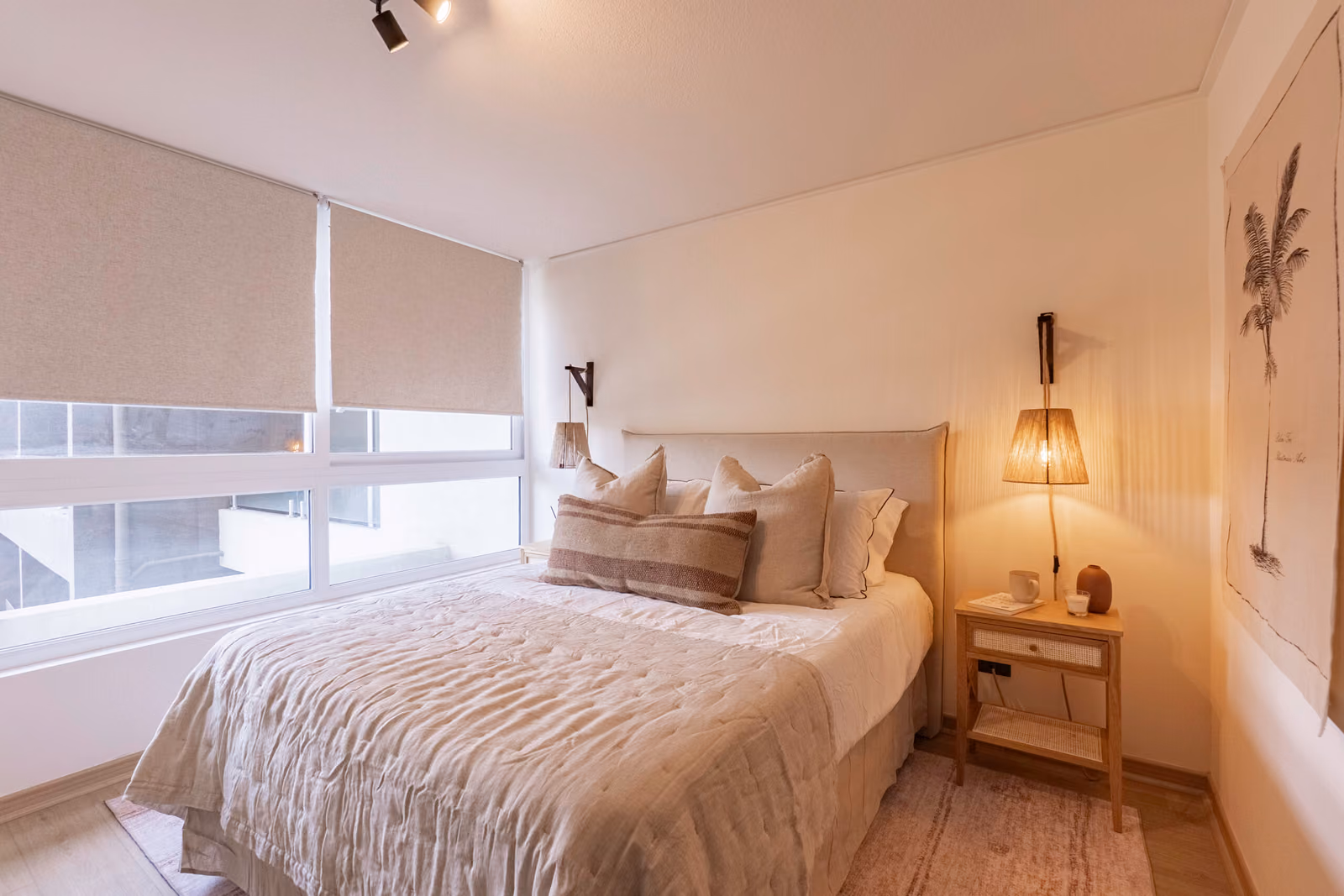 Dormitorio de un departamento Andes